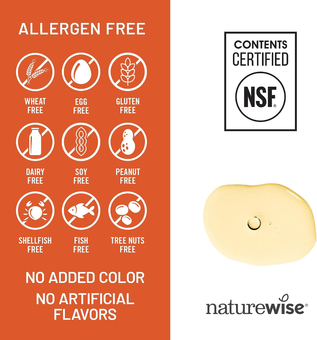 NatureWise Vitamina E 400 UI, 180 mg (DL-Alfa tocoferol) - 200 Cápsulas Blandas