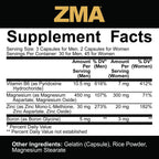 5% Nutrition Core ZMA con Boro - 90 Cápsulas