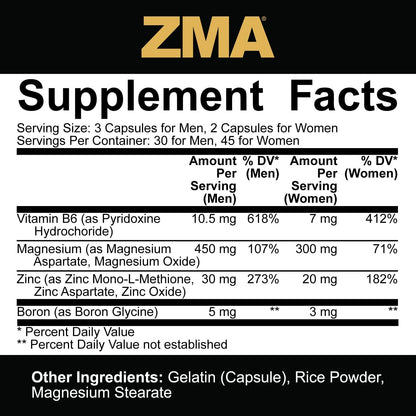 5% Nutrition Core ZMA con Boro - 90 Cápsulas – Magnesio: contribuye a la función muscular normal, al – Image 10