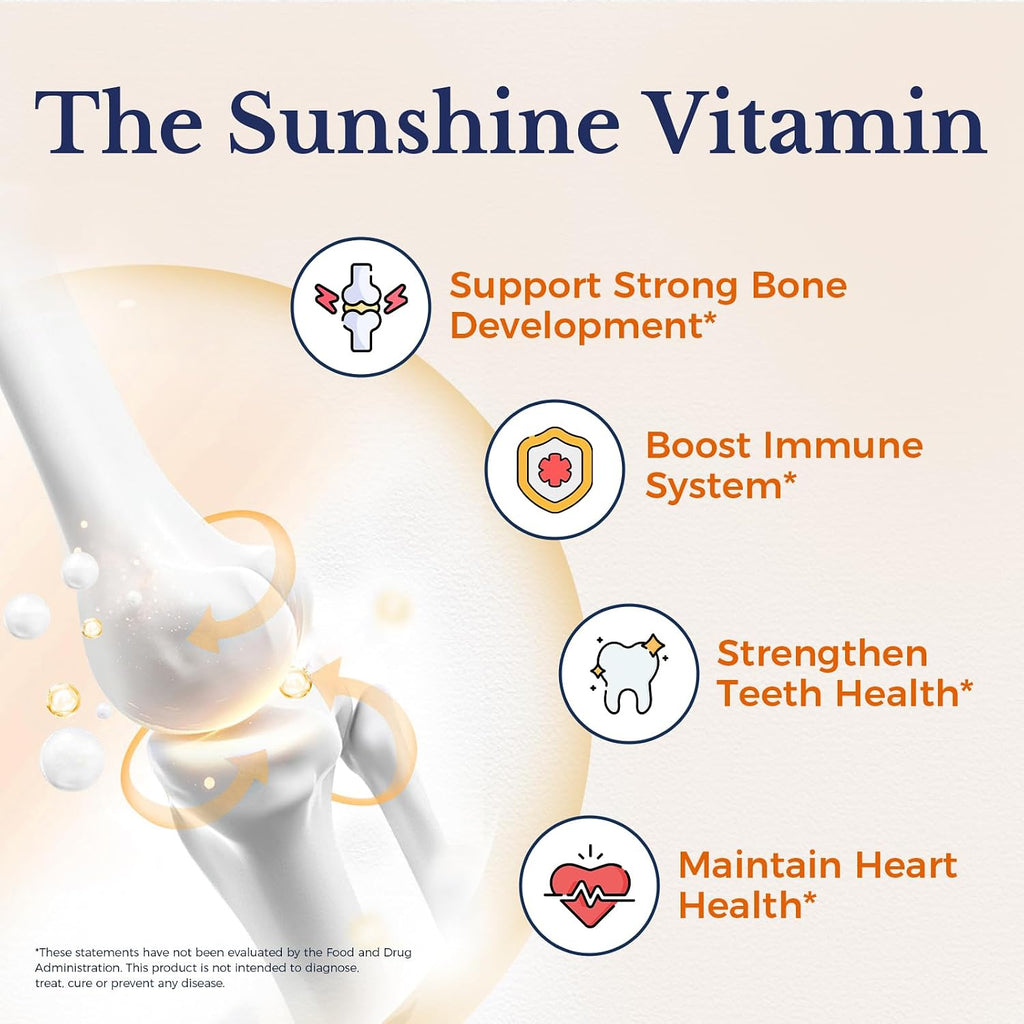 Vitalitown Vitamina D3 125 mcg (5000 UI) - 90 Cápsulas Blandas con Aceite de Oliva