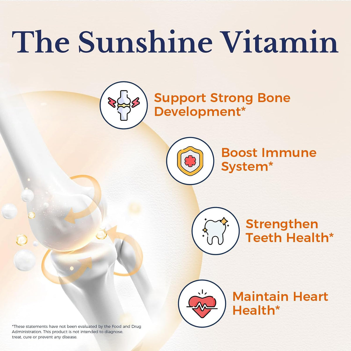 Vitalitown Vitamina D3 125 mcg (5000 UI) - – Contribuye al funcionamiento normal del sistema inmunitario. – Image 4
