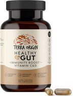 TERRA ORIGIN Healthy Gut Cápsulas para la Salud Intestinal con Refuerzo Inmunitario - 90 Cápsulas