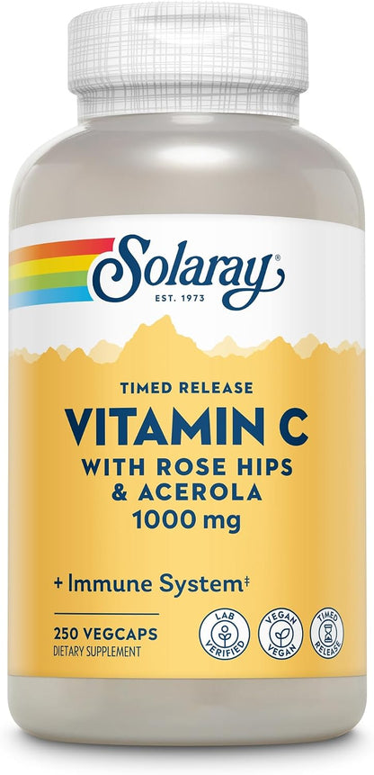 Solaray Vitamina C 1000mg de Liberación – Protección antioxidante: La vitamina C contribuye a la protección de las – Image 1