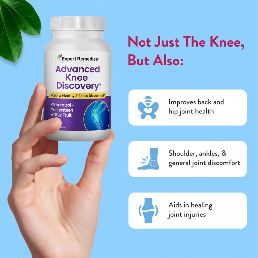 Advanced Knee Discovery - Suplemento para el Apoyo de las Articulaciones de la Rodilla, 120 Cápsulas