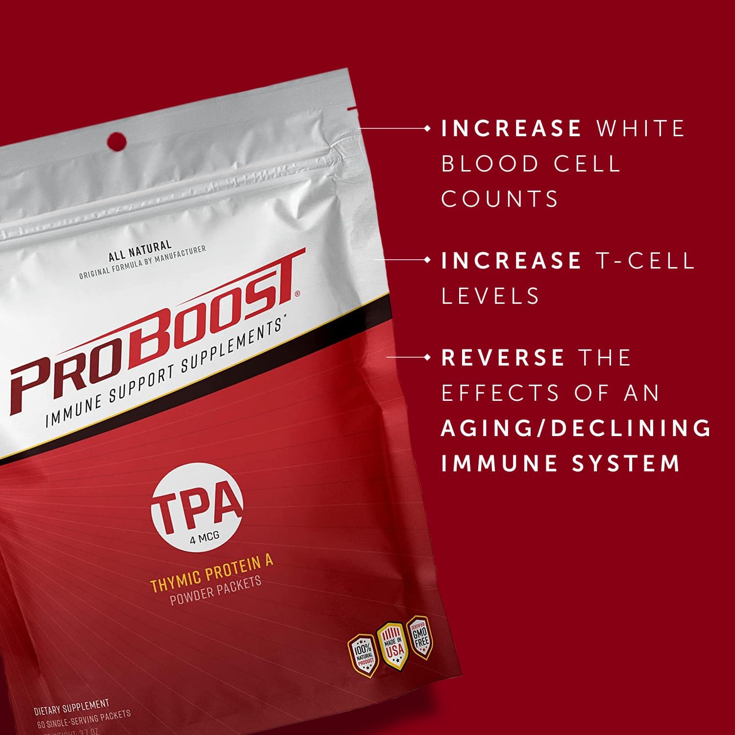 ProBoost 4 mcg de Proteína Tímica A (TPA) en Polvo – 60 Sobres