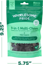 Wholesome Pride 9-en-1 Masticables Blandos Multifuncionales para Perros – 90 uds