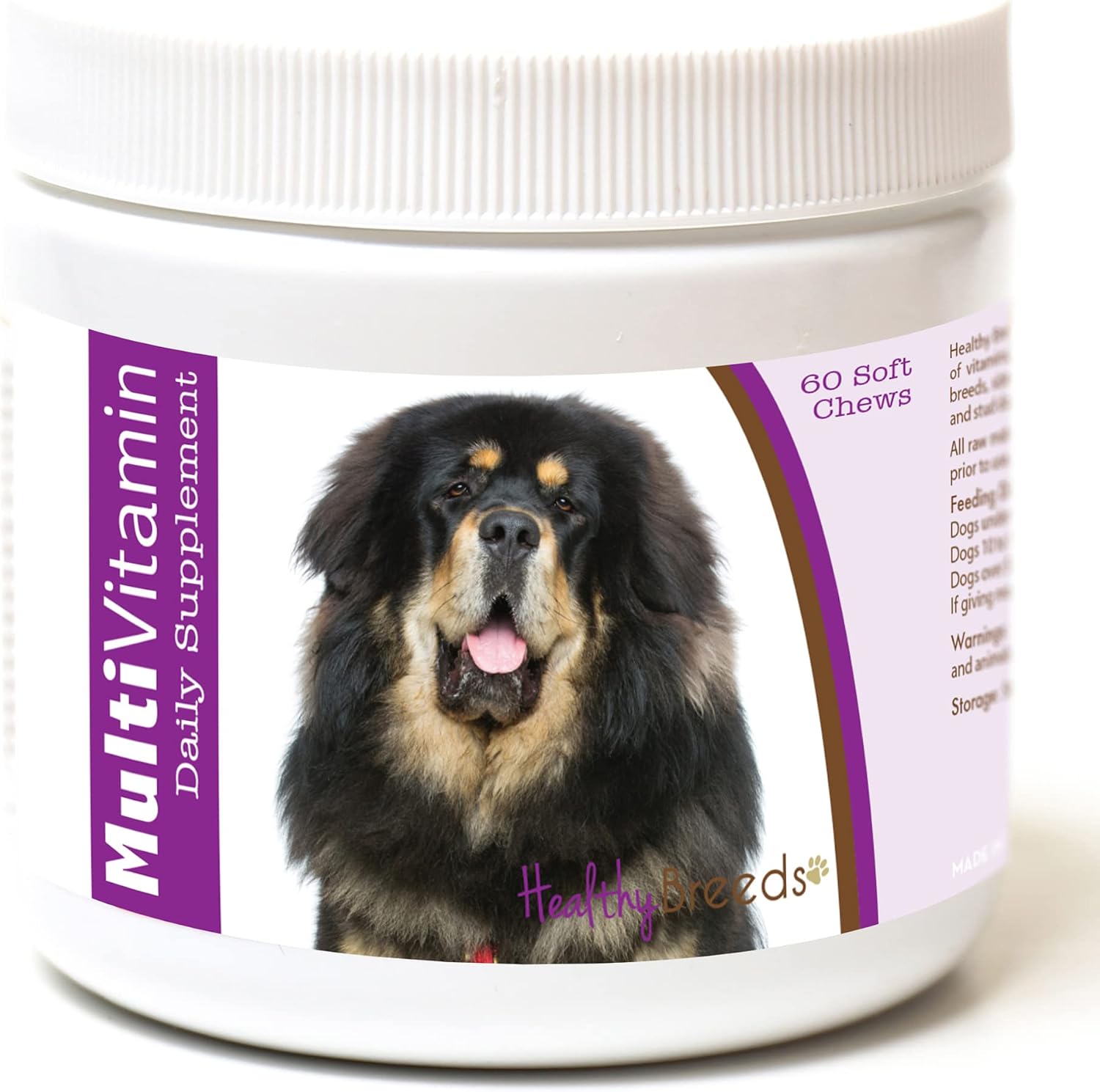 Healthy Breeds Tibetan Mastiff Multi-Vitamin Soft Chews 60 unidades
