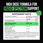VitaRaw Cápsulas Orgánicas de Irish Sea Moss 2400 mg - con Raíz de Bardana y Fucus Vesiculosus - Suplemento Herbal Avanzado