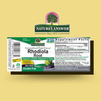 Nature's Answer Alcohol Free Rhodiola Root, 1 Ounce, 2 Count