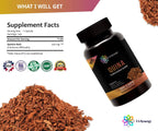 Cápsulas de Quina (Cinchona) 500mg - 100 Cápsulas Vegetales