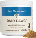 Real Mushrooms Whole Dog Health – Suplemento de hongos para perros, 75 g en polvo