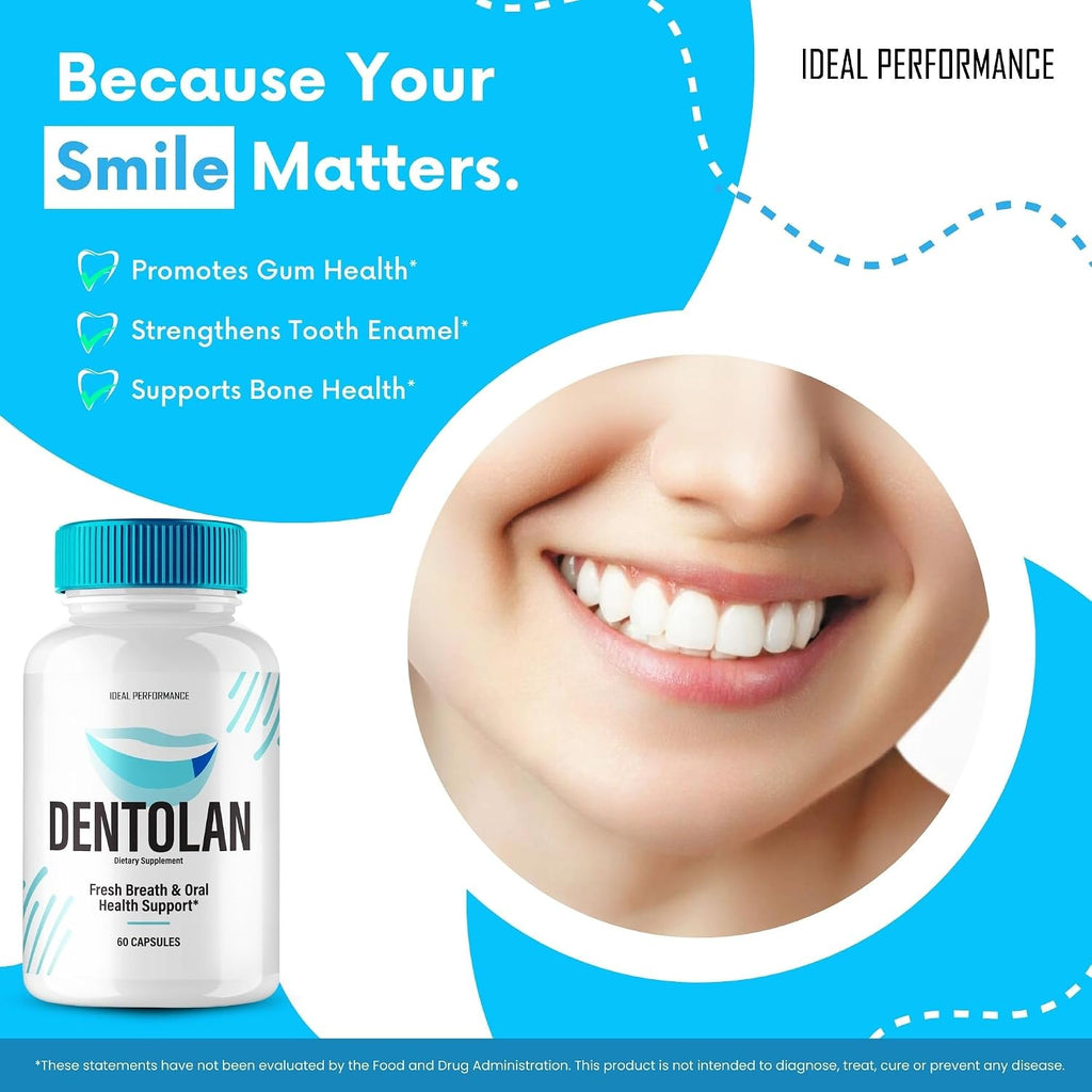 Dentolan Cápsulas para Aliento Fresco y Salud Bucal (60 unidades)