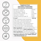 Supersmart - 5-Loxin 200mg al Día (Patented) - AKBA Suplemento - Extracto de Boswellia Serrata | No GMO y Sin Gluten - 90 Cápsulas Vegetales