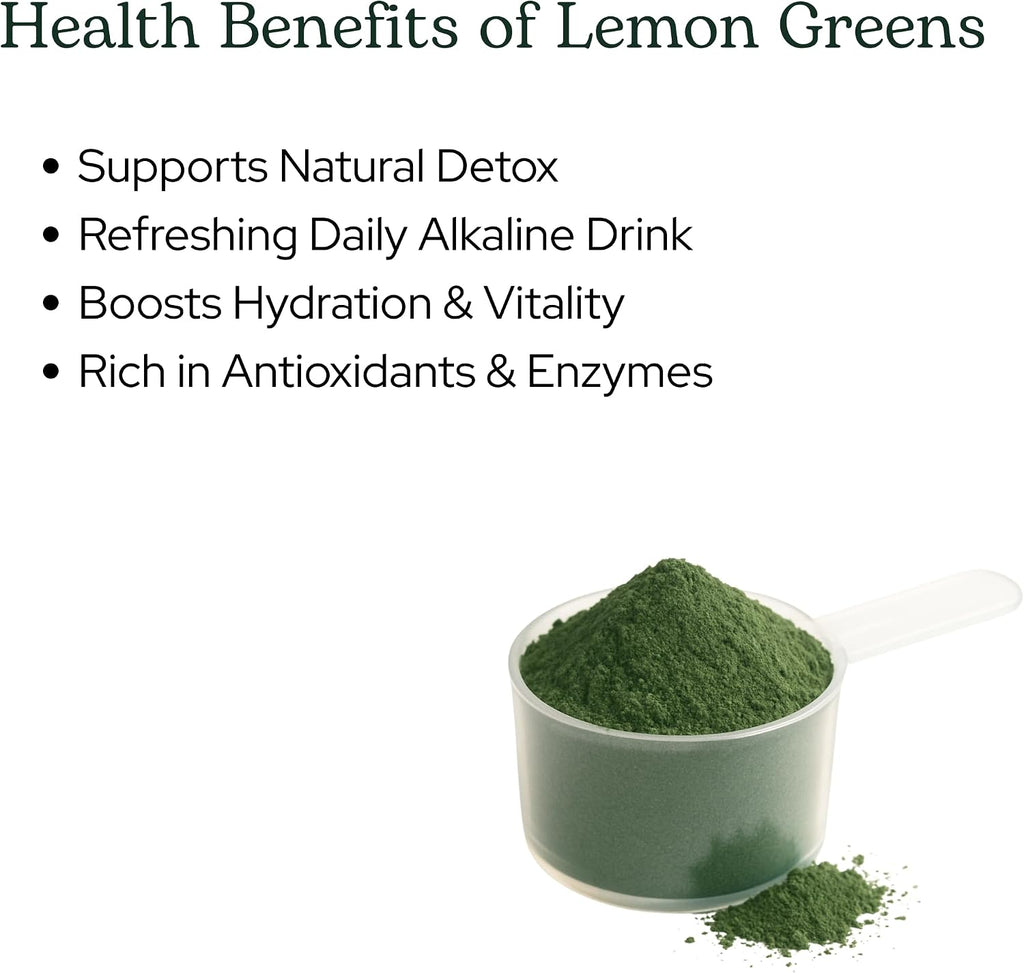 Eclectic Herb - Lemon Greens Powder: Mezcla de verduras y frutas ecológicas en polvo