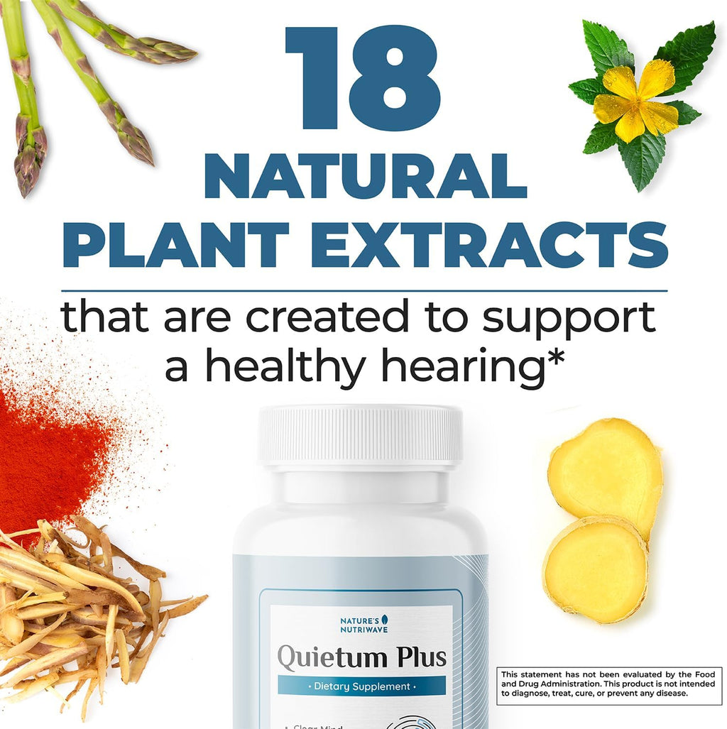 Quietum Plus – Cápsulas de Extractos Herbales – 60 Cápsulas