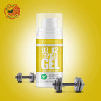 Phytogenesis Vitamina D3 K2 Gel Tópico de Máxima Potencia — 15000+ UI por Bombeo