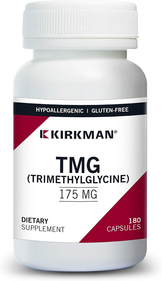 Kirkman - TMG (Trimetilglicina) 175 mg - 180 Cápsulas