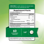 Nature's Truth Chewable Vitamin C with Rose Hips | 1000 mg | 60 Tablets | Vegan, Non-GMO and Gluten-Free