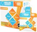 Brain Assist - Suplemento para el cerebro con curcumina, uridina y omega-3, sabor naranja