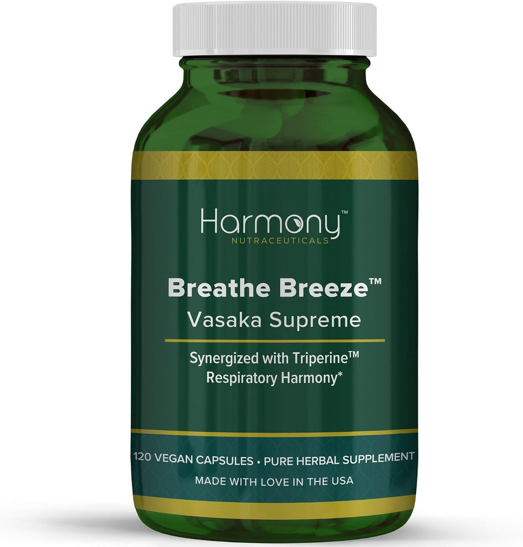 Vasaka Synergized with Triperine Ayurvedic Herbal Respiratory Care 120 Cápsulas