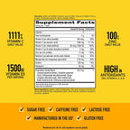 Airborne 1000mg Vitamina C + Zinc Sin Azúcar Multivitamínico Apoyo Inmunológico Comprimidos Efervescentes Sabor Naranja, 30 Comprimidos (Paquete de 2)