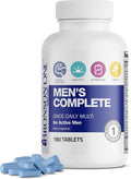 Bronson ONE Daily Multivitamínico Completo para Hombres, 180 Comprimidos