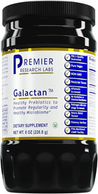 Premier Research Labs Galactan - Prebiótico de Arabinogalactano y Calcio, 227 g