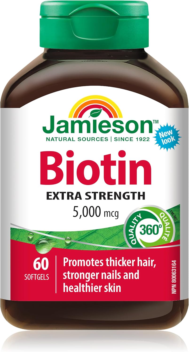 Jamieson Biotina 5.000 mcg 60 Cápsulas
