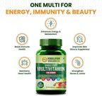 Multivitamínico para Mujeres con Vitaminas B, C, D, E, Calcio, Magnesio y Zinc – 30 Cápsulas Veganas