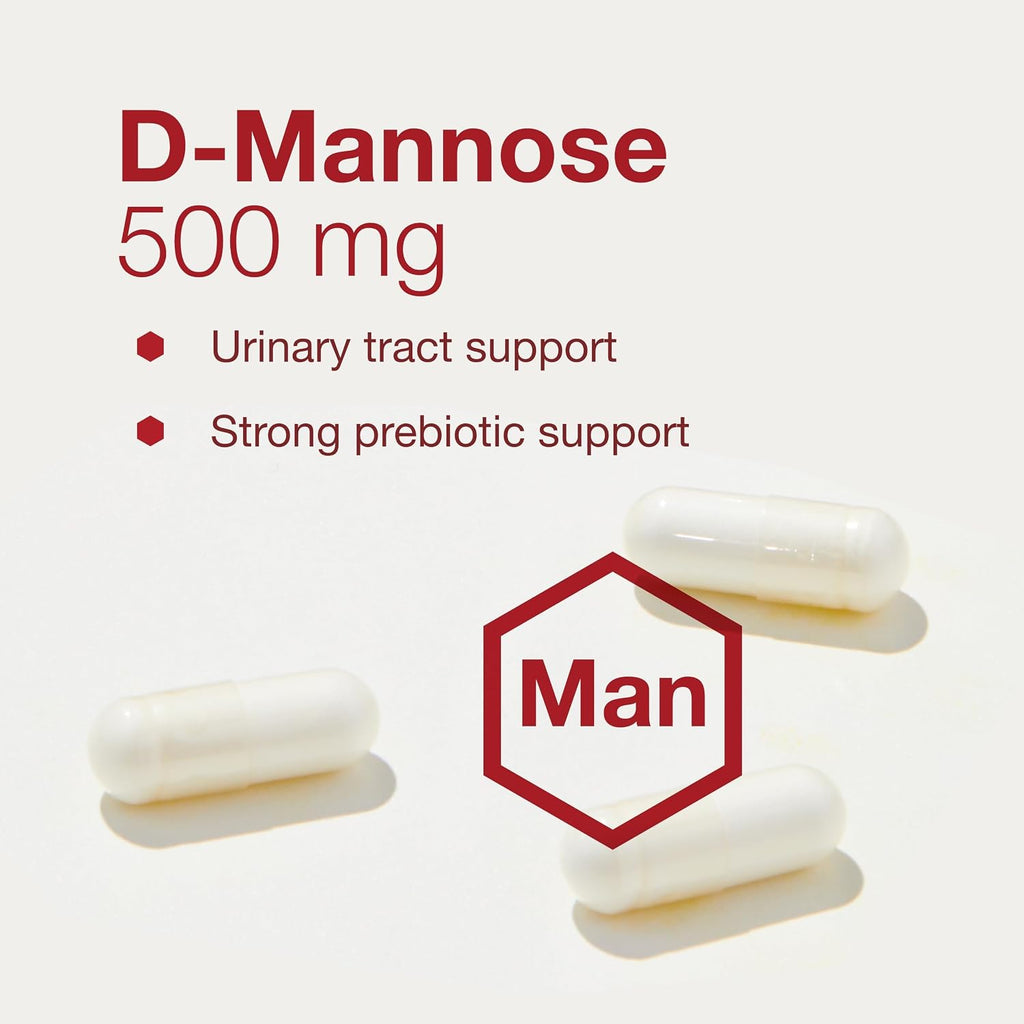 Protocol for Life Balance D-Manosa 500 mg - 90 Cápsulas Veganas