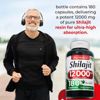 FITO MEDIC'S Lab | Shilajit | Cápsulas de Shilajit | 180 Cápsulas