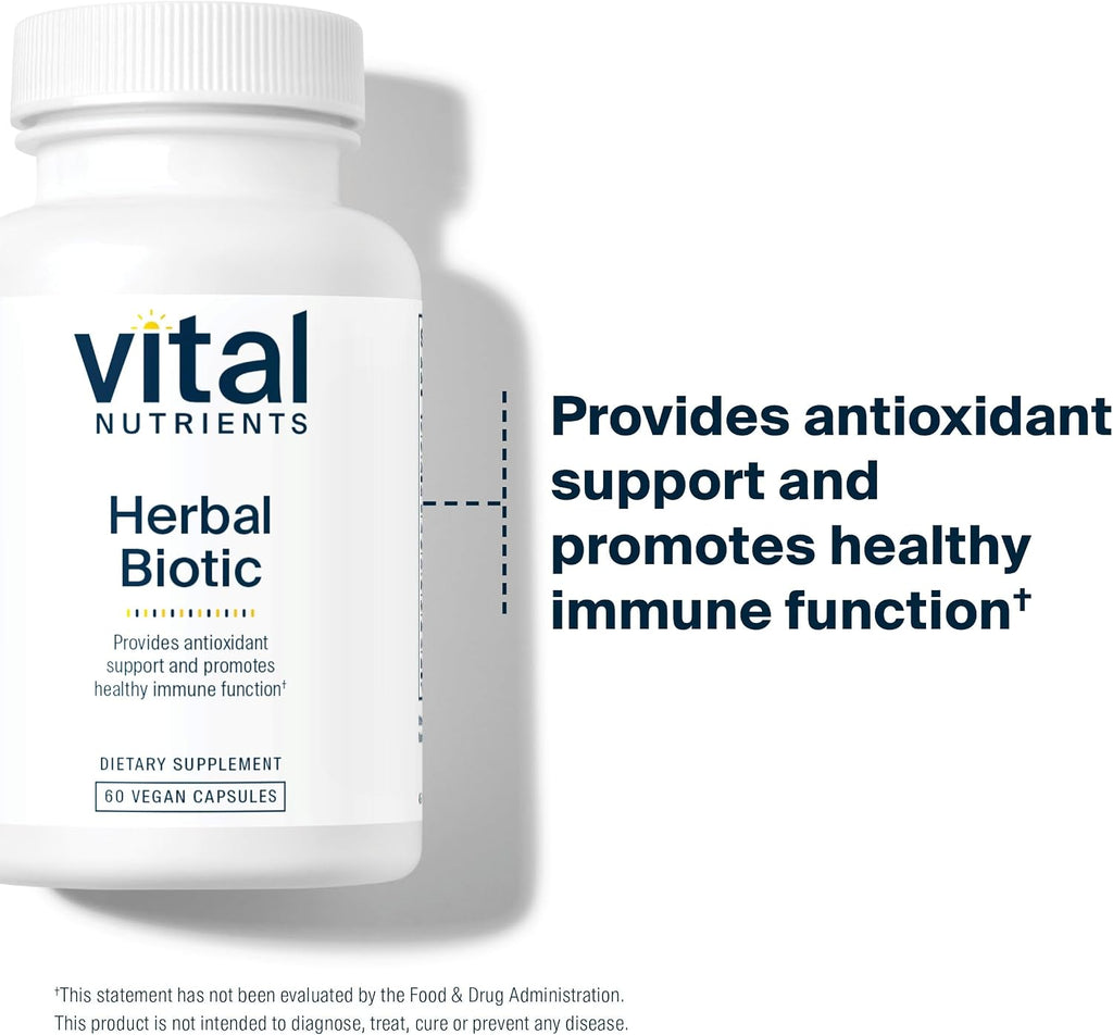 Vital Nutrients Herbal Biotic – 60 Cápsulas