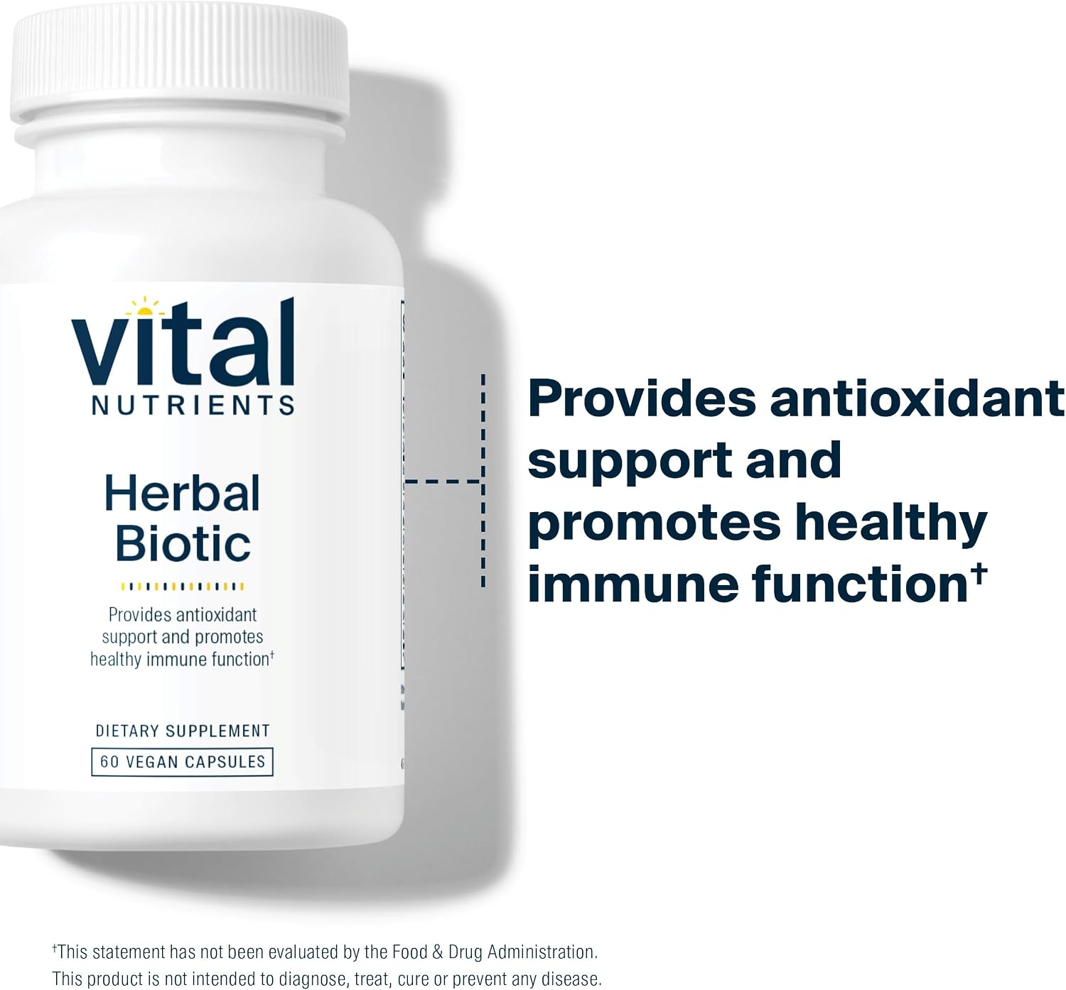 Vital Nutrients Herbal Biotic – 60 Cápsulas