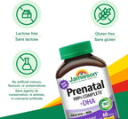 Jamieson PRENATAL Complejo multivitamínico con DHA - 60 Cápsulas blandas
