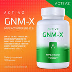 ACTIVZ GNM-X - Activador Nrf2 para Defensa Celular y Longevidad - 30 Cápsulas