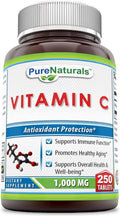 Pure Naturals Vitamina C 1000 mg, 250 Comprimidos