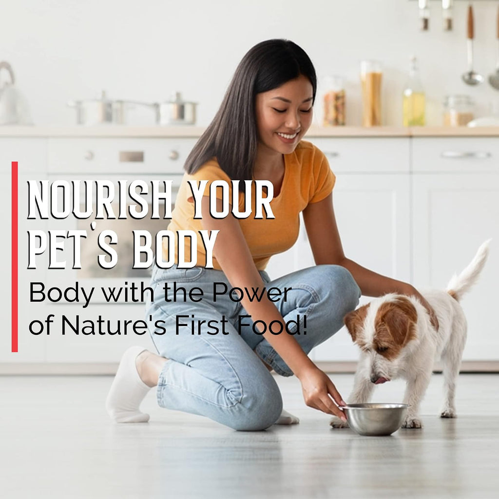 BodyBoost Calostro Bovino para Perros y Gatos - Suplemento Inmunitario Orgánico, Alivio de Alergias y Picazón, Salud Intestinal, Todas las Edades, 227 g