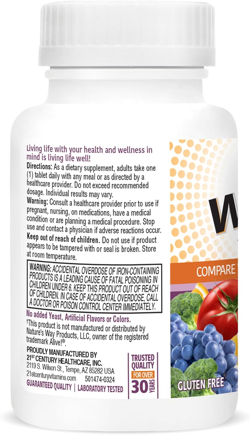 Wellify Women's Energy Multivitaminas con Minerales, 65 Comprimidos