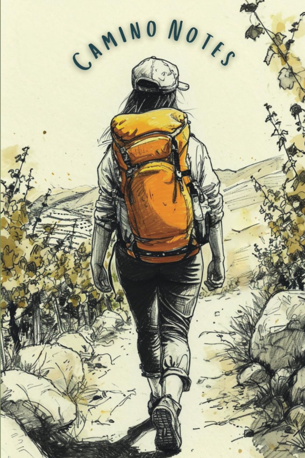 Camino Notes: Cuaderno Ligero Pautado de 4x6" para el Camino de Santiago