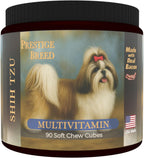 Border Collie Multivitamins, 90 Count, Made in the USA with Real Bacon