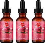 Natural Home Cures Gotas de Cactus Nopal con Vitamina B12, Concentrado de Fruta de Cactus, Suplemento Líquido con Betalaínas y Nutrientes Vegetales, 3 Botellas, 180 Porciones, 60 ml cada una