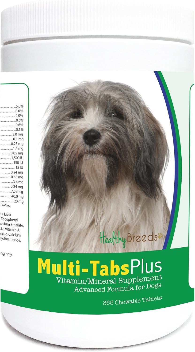 Healthy Breeds Multi-Tabs Plus Chewable Multivitamin for Dogs - 365 Tablets