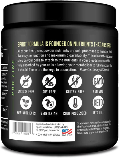 Organic Greens Superfood Powder, Cold Pressed Vegan and Keto Powder, Non-GMO, Low Calorie Daily Green Juice Powder – Image 1