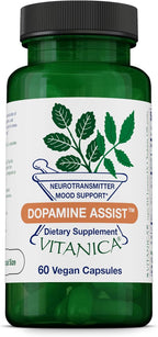 Vitanica Dopamine Assist – 60 Cápsulas – Suplemento para el Apoyo de Neurotransmisores