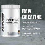 Creatina Monohidrato en Polvo Micronizada, 100 Dosis, Sin Sabor, 510g – Creatina para Fuerza Muscular, Recuperación y Rendimiento