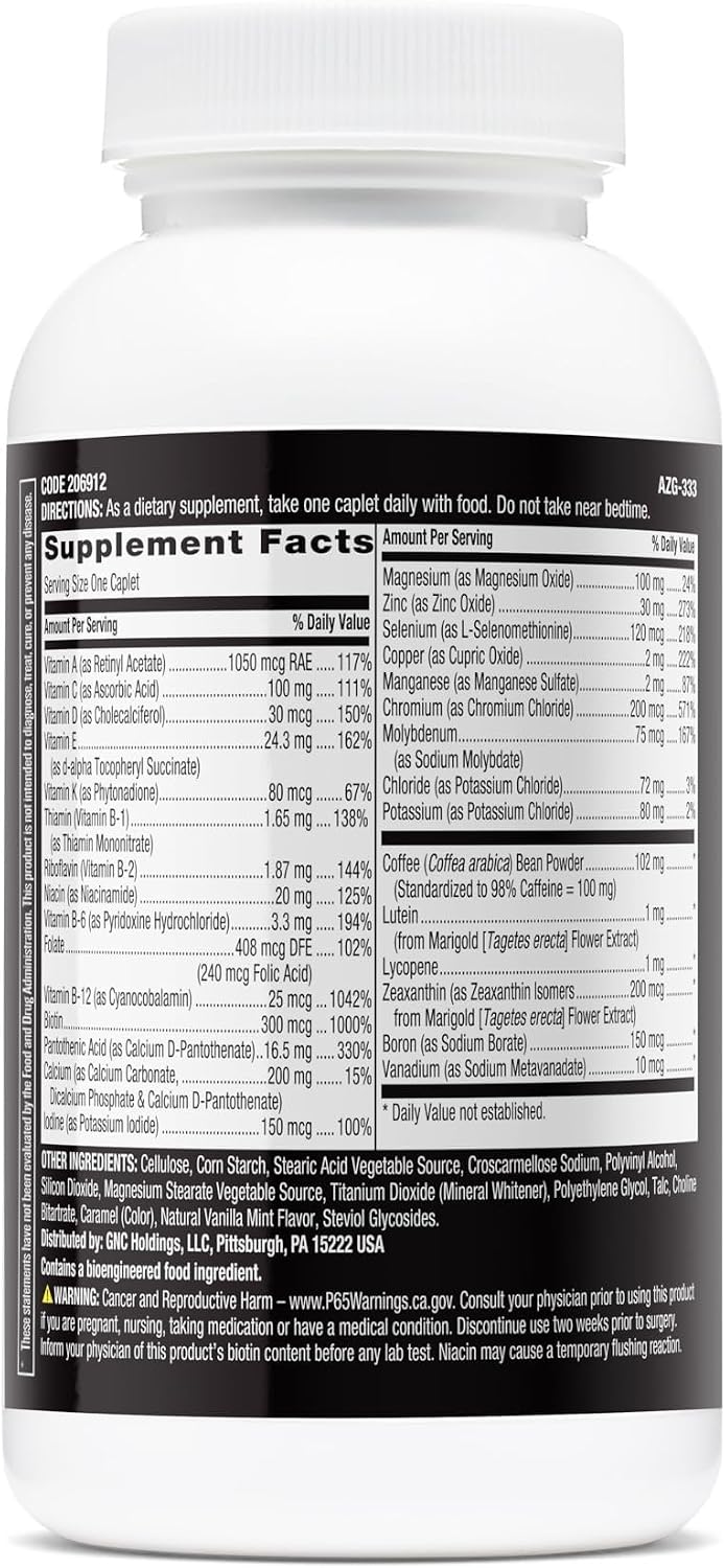 GNC Mega Men Multivitamínico para Hombres | Energía y Metabolismo | 1 Dosis Diaria