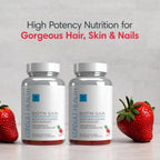 Consult Health BIOTIN GAIN Gummies con ANAGAIN - 10.000 mcg de Biotina - 60 Gominolas