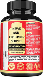 Satoomi Suplemento NAD con Nicotinamida Ribósido, Resveratrol y Quercetina - 60 Cápsulas - 30 Días