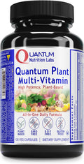 QNL Quantum Plant Multi-Vitamin - Multivitamínico Completo de Origen Vegetal - 120 Cápsulas