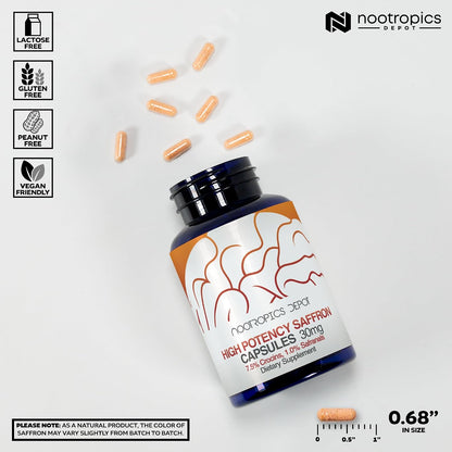 Nootropics Depot Extracto de Azafrán de Alta Potencia, 30 mg, 180 Cápsulas – Image 3